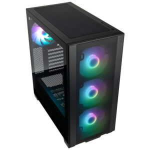 Phanteks XT Pro Ultra PC Case, Mid Tower, E-ATX, Tempered Glass, D-RGB - Black - Image 2