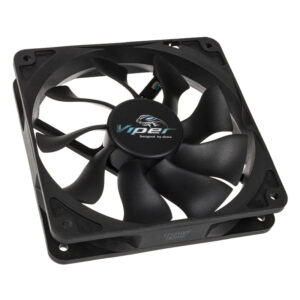 Akasa Viper PWM Fan, black - 120mm
