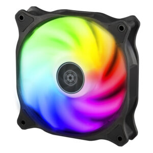 SilverStone Air Blazer 120R fan, ARGB - 120mm, black - Image 2