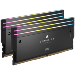 Corsair Dominator Titanium DDR5-7200 RAM, CL34, XMP - 32 GB Dual-Kit, black