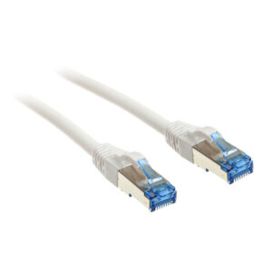 InLine Patch Cable Cat.6A, S/FTP (PiMf), 500MHz, white - 1m