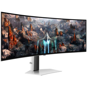 Samsung Odyssey OLED G9 G93SC, 49 inch Curved Gaming Monitor, 240 Hz, OLED, G-SYNC Compatible - Image 1