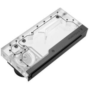 PHANTEKS R260C Reservoir - Acrylic Backplate, D5, DRGB-LED - Black - Image 2