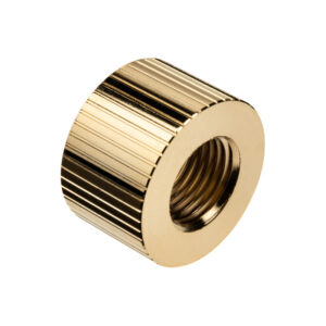 EK Water Blocks EK-Quantum Torque G1/4 Inch Extension Straight FF 14 - gold