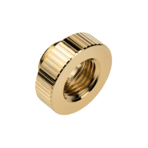 EK Water Blocks EK-Quantum Torque G1/4 Inch Extension Straight Fitting M/F 7 - gold - Image 1