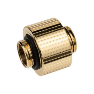 EK Water Blocks EK-Quantum Torque G1/4 Inch Extension Straight MM 14 - gold - Image 2