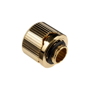 EK Water Blocks EK-Torque STC-16/10 fitting straight G1/4 inch female thread to 16/10mm - gold - Image 2