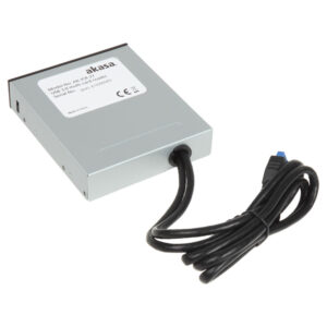 Akasa AK-ICR-27 card reader USB 3.2 Gen 1 (3.1 Gen 1) Internal Black, Grey - Image 2