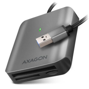 AXAGON CRE-S3 External Card Reader USB-A 3.2 Gen 1, 3-Slot, SD/microSD/CF, UHS-II