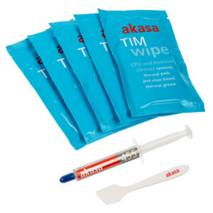 Akasa TIM Wipe Kit Cleaning Wipes + Thermal Paste