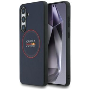 Dėklas Red Bull Meshed Red Ring MagSafe skirtas Samsung Galaxy S25 FE mėlynos spalvos