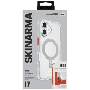 Skinarma Saido dėklas skirtas Apple iPhone 17 Magnetic Charging skaidrus - Image 5