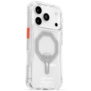 Skinarma Saido dėklas skirtas Apple iPhone 17 Pro Magnetic Charging skaidrus - Image 1