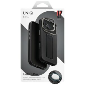 Dėklas UNIQ Heldro Pro skirtas Apple iPhone 17 Pro Magclick Charging juodos spalvos - Image 6