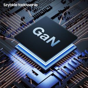 USAMS laidinis įkroviklis MT 2xUSB-C + USB GaN 65W T33 PD (only head) Fast Charging white CC110TC02 (US-CC) - Image 3