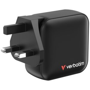 Wall Charger Verbatim Mini GaN 100W 3xUSB-C PD/1x USB-A QC black 32231 - Image 5