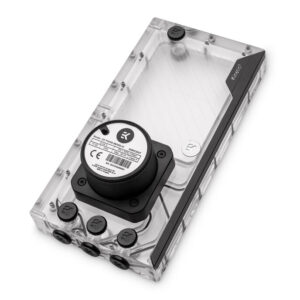 EK Water Blocks EK-Quantum Kinetic3 FLT D5 PWM Reservoir-Pump Combo - 240mm, D-RGB, Acrylic - Image 1