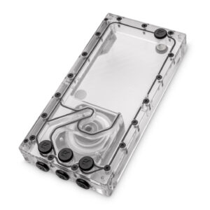 EK Water Blocks EK-Quantum Kinetic3 FLT D5 PWM Reservoir-Pump Combo - 240mm, D-RGB, Acrylic - Image 2