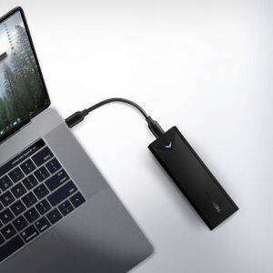 AXAGON EEM2-UB2 M.2 enclosure, NVMe, USB-C 3.1, 10 Gbit/s - black - Image 2