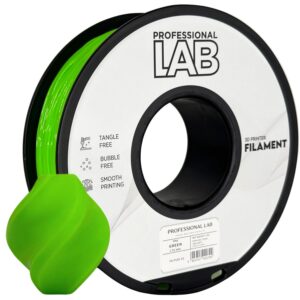 3D Plastikas - Filamentas TPU žalios spalvos | 1.75 mm, 1 kg | Professional LAB