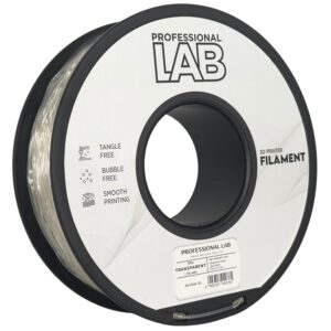 3D Plastikas - Filamentas TPU skaidrus | 1.75 mm, 1 kg | Professional LAB