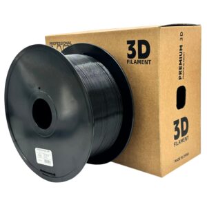 3D Plastikas - Filamentas PETG black | 1.75 mm, 3 kg | Professional LAB - Image 1