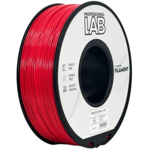 3D Plastikas - Filamentas ASA red | 1.75 mm, 1 kg | Professional LAB