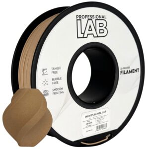 3D Plastikas - Filamentas PLA wood | 1.75 mm, 1 kg | Professional LAB