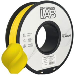 3D Plastikas - Filamentas PLA+ yellow | 1.75 mm, 1 kg | Professional LAB