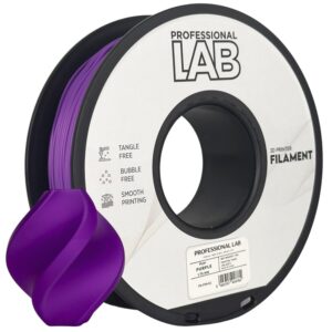 3D Plastikas - Filamentas PLA+ purple | 1.75 mm, 1 kg | Professional LAB