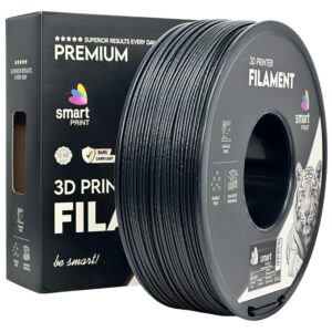 3D Plastikas - Filamentas ASA glass fiber black | 1.75 mm, 1 kg | SPrint