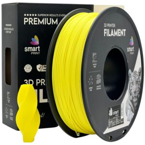 3D Plastikas - Filamentas PLA+ yellow fiber black | 1.75 mm, 1 kg | Professional LAB