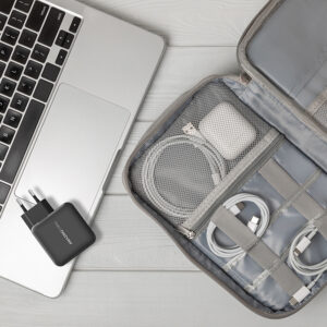 Amazing Thing Wall charger Thunder Pro GaN EUTH66W - USB + 2xType C - PD 66W black - Image 4