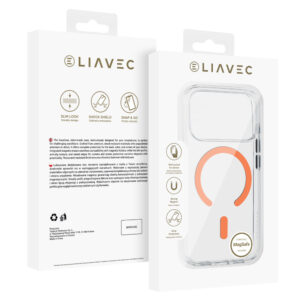 Liavec Pure dėklas skirtas Apple iPhone 17 Pro papaya - Image 8