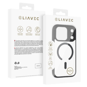 Liavec Soft dėklas skirtas Apple iPhone 17 Pro juodos spalvos - Image 7