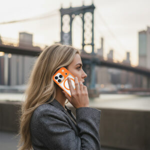 Liavec Soft dėklas skirtas Apple iPhone 17 Pro Max papaya - Image 5