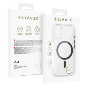 Liavec Pure dėklas skirtas Apple iPhone 17 pilkos spalvos - Image 8