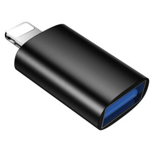 Borofone Adapter BV26 - USB to Lightning - juodos spalvos - Image 6