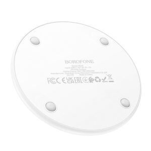 Borofone Wireless induction charger BQ40 Crown 15W baltos spalvos - Image 2