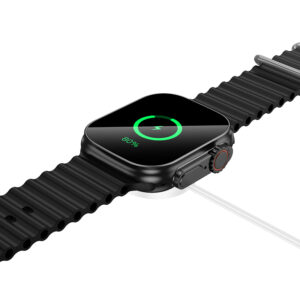 Borofone Induction charger for BD14 Ultra smartwatch baltos spalvos - Image 3