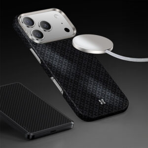 Benks Magnetic Armor Air Armor Grid Kevlar dėklas Metal Frame 600D (B068) skirtas Apple iPhone 17 Air black - Image 5