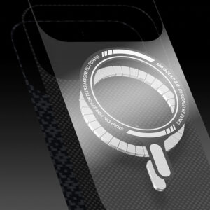 Benks Magnetic Armor Air Armor Grid Kevlar dėklas Metal Frame 600D (B068) skirtas Apple iPhone 17 Air black - Image 7