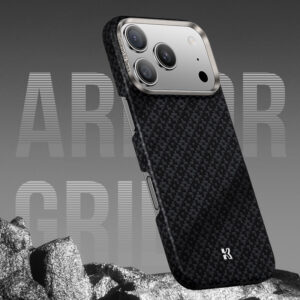 Benks Magnetic Armor Air Armor Grid Kevlar dėklas Metal Frame 600D (B068) skirtas Apple iPhone 17 Air black - Image 8