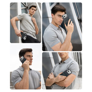 Benks Magnetic Armor Pro Aurora Kevlar 600D dėklas (C069) skirtas Apple iPhone 17 Pro (Camera Control Button) - Image 4