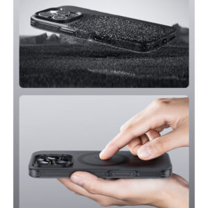 Benks Magnetic Lucid Armor dėklas (B066) skirtas Apple iPhone 16 Pro Max black (Camera Control Button) - Image 6