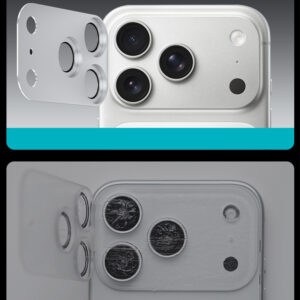 Benks Apsauginis stiklas Glass Warrior Metal Integrated Lens Protector (C069) skirtas Apple iPhone 17 Pro (lens 3 pieces) white - Image 7