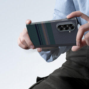 Benks Combo Armor Air Aurora Axis Kevlar skirtas Samsung Galaxy Z Fold 7 - set of back case + front cover + corning glass - Image 6