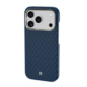 Benks Magnetic Armor Air Armor Grid Kevlar dėklas Metal Frame 600D (0069) skirtas Apple iPhone 17 Pro blue - Image 3