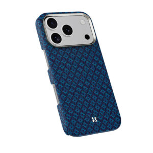 Benks Magnetic Armor Air Armor Grid Kevlar dėklas Metal Frame 600D (0070) skirtas Apple iPhone 17 Pro Max blue - Image 4