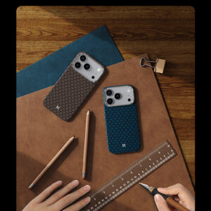 Benks Magnetic Armor Air Armor Grid Kevlar dėklas Metal Frame 600D (A067) skirtas Apple iPhone 17 gold - Image 8